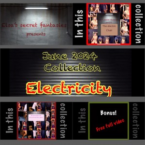 June 2024 collection Electricity - We present to your attention a collection of thematic films from the category Electricity for June 2024 created at my studio. As many as 18 minutes of the most vivid moments from the Various tortures with electricity without unnecessary dialogues, preludes and intros! The collection includes footage from 2 films: The electric chair and Alternative psychotherapy. And As a bonus, the full 3d movie is completely free (no electricity). This collection is suitable for those who want to save money, but see everything; or those who do not know my studio and want to get acquainted with my work! Or those who want everything at once, without unnecessary information! Such thematic collections will be released monthly on the first days of the month for the previous month. If you are interested in footage from a movie, you can always find the whole movie on the page of my studio. Enjoy watching!